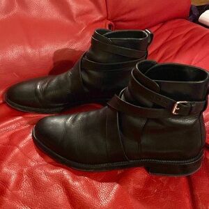 Burberry Boots with Wrap Around Buckles